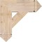 Ekena Millwork Traditional Arts & Crafts Smooth Bracket, Douglas Fir, 5 1/2"W x 20"D x 20"H BKT06X20X20TRA03SDF - alternate 3